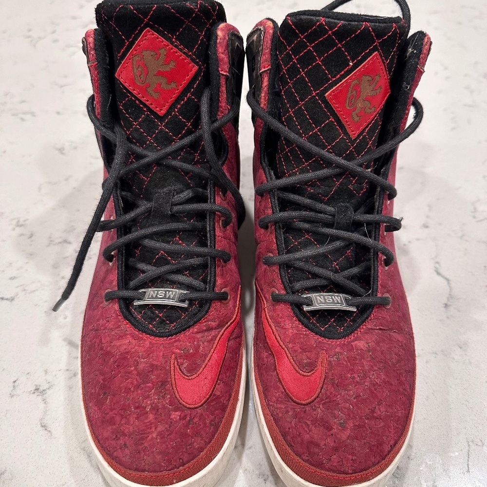 Red Wine Nike Cork Shoes